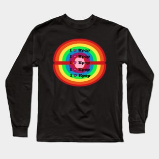 I Love Kpop Long Sleeve T-Shirt